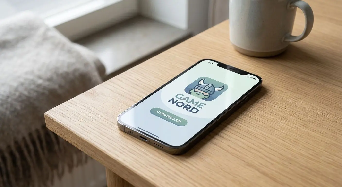 Mobil med svensk appvy och enkel nedladdning